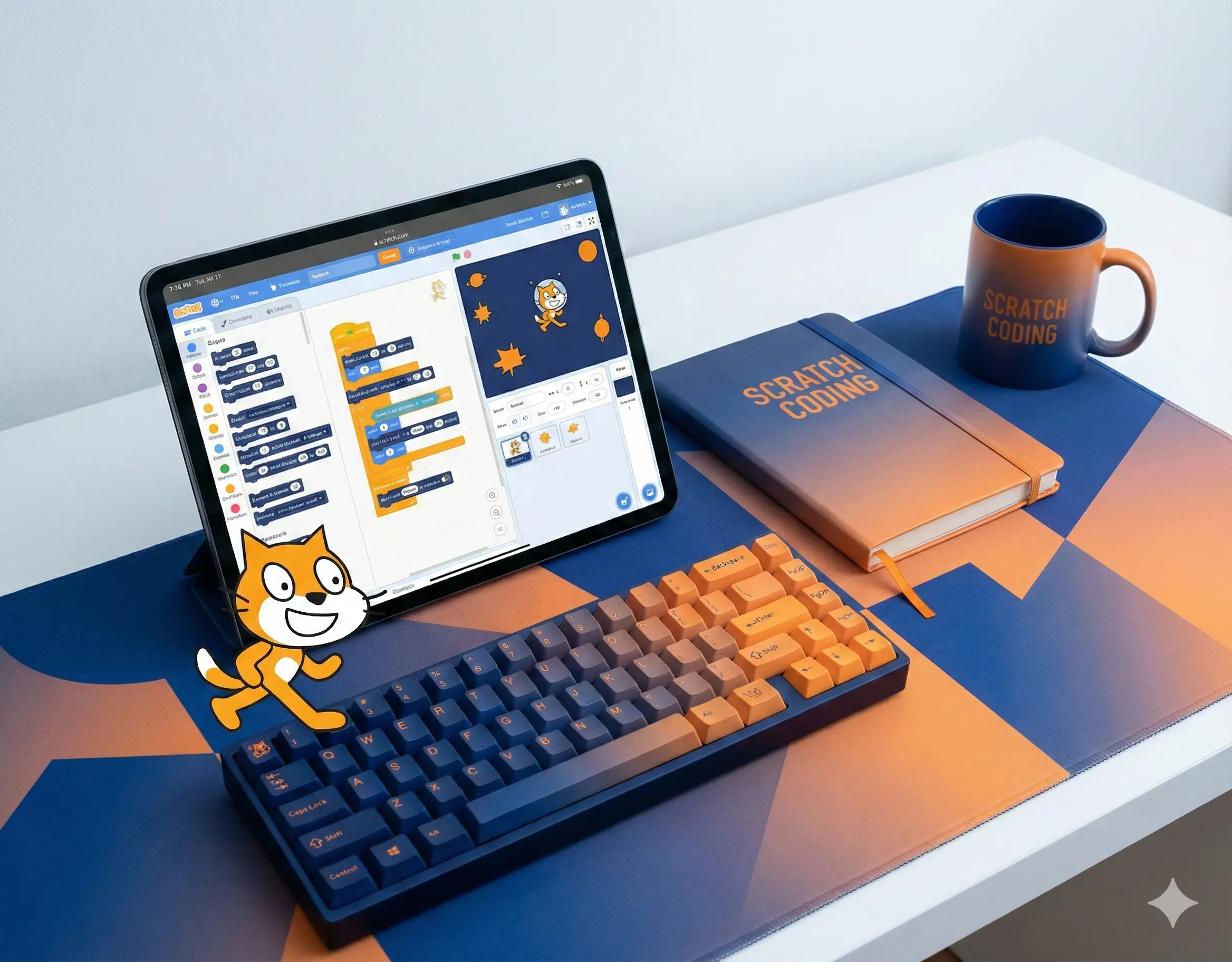 Scratch Programming: Introductory visual programming for young creators.